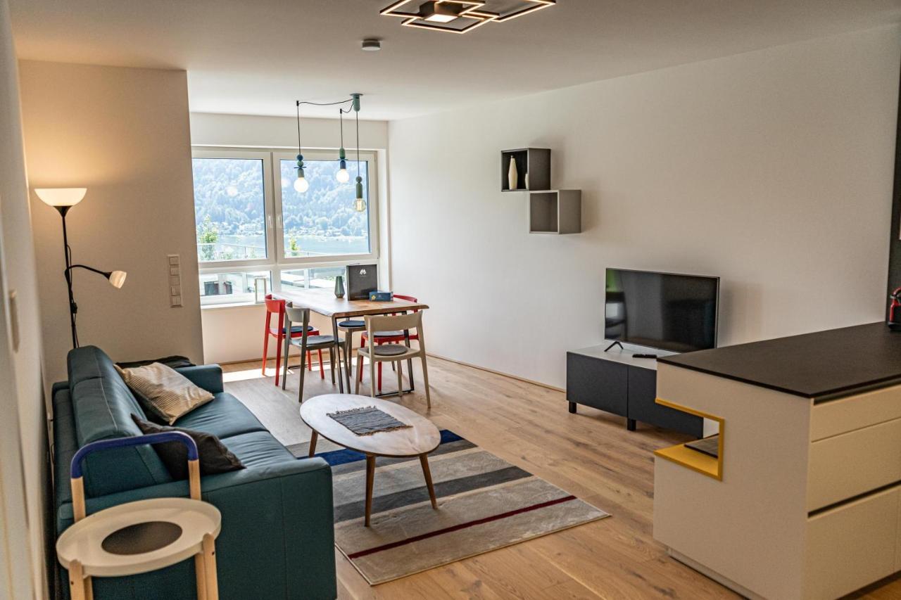Top 5 Alpe Maritima - Traumhafte Ferienwohnung Mit Seeblick Und Bergkulisse Am Ossiacher See Annenheim Dış mekan fotoğraf