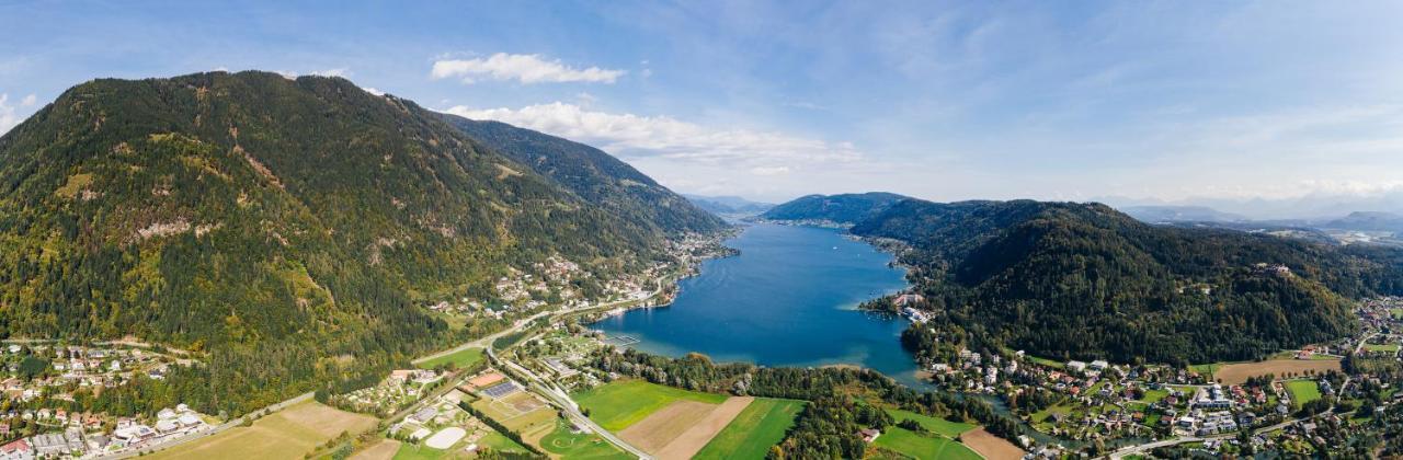 Top 5 Alpe Maritima - Traumhafte Ferienwohnung Mit Seeblick Und Bergkulisse Am Ossiacher See Annenheim Dış mekan fotoğraf
